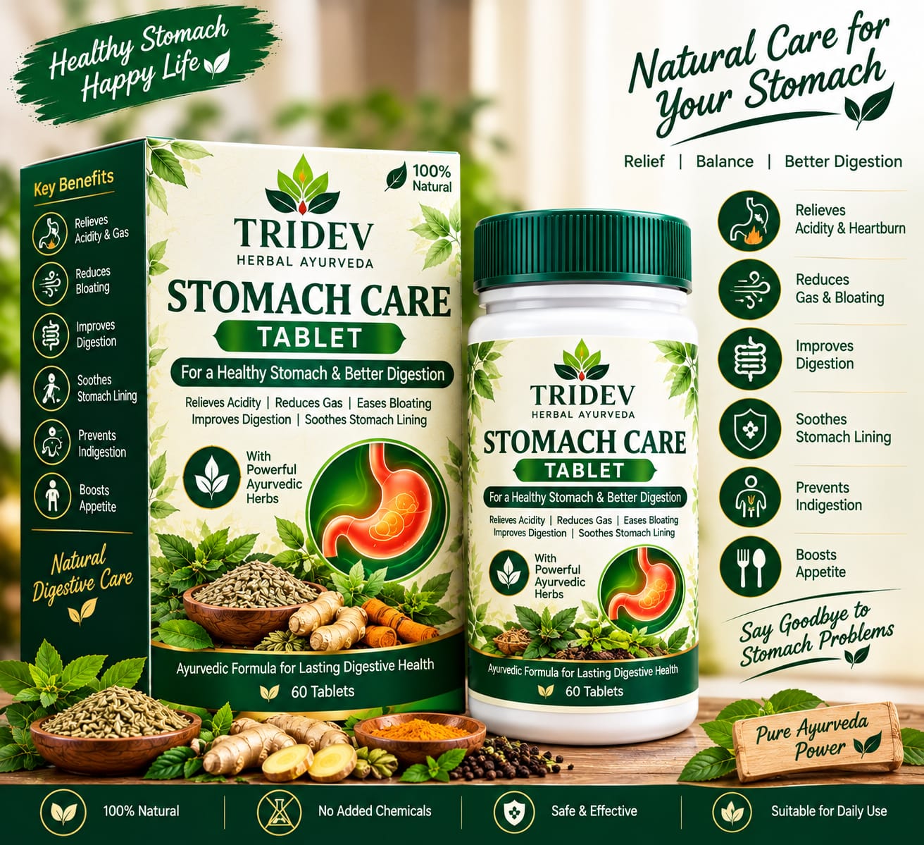 Stomach tablet